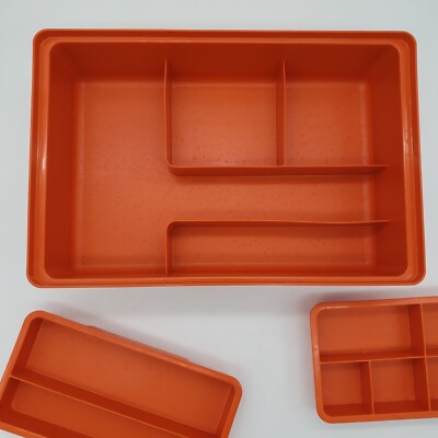Vintage Tupperware Tuppercraft XL Sew/Craft/Tackle Box Organizer