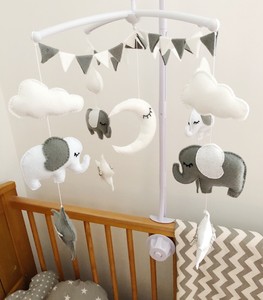 elephant cot mobile