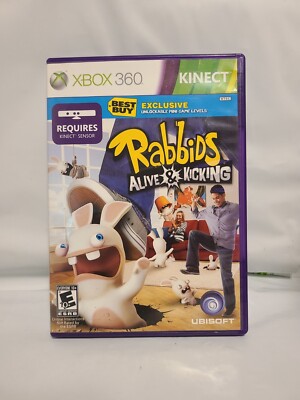 Rabbids Alive and Kicking XBOX 360 Kinect Complete