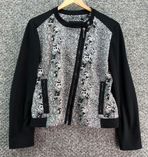 Guido Maria Kretschmer Snake Print Jacket Blazer Multicolor Black Womens Sz 38 M
