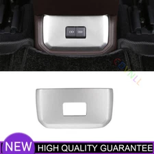 For Toyota Highlander 20-2022 Silver Titanium Rear USB Socket Switch Cover Strip