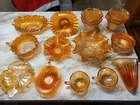 Vintage Fenton Persian Medallion Marigold Carnival Glass - 15pc. Lot