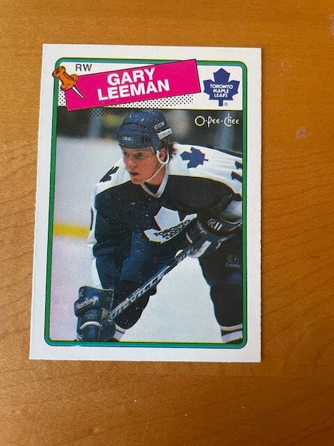 1988-89 O-Pee-Chee Set Break OPC #11 Gary Leeman - Toronto Maple Leafs NRMT
