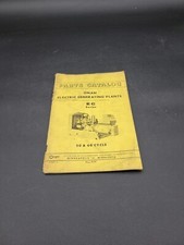 ONAN ELECTRIC GENERATING PLANTS EC SERIES PARTS CATALOG GUIDE MANUAL BOOK 