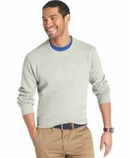 NEW Men's *Medium**Large**XLarge* IZOD Sueded Fleece Sweatshirt Gray Retail $50