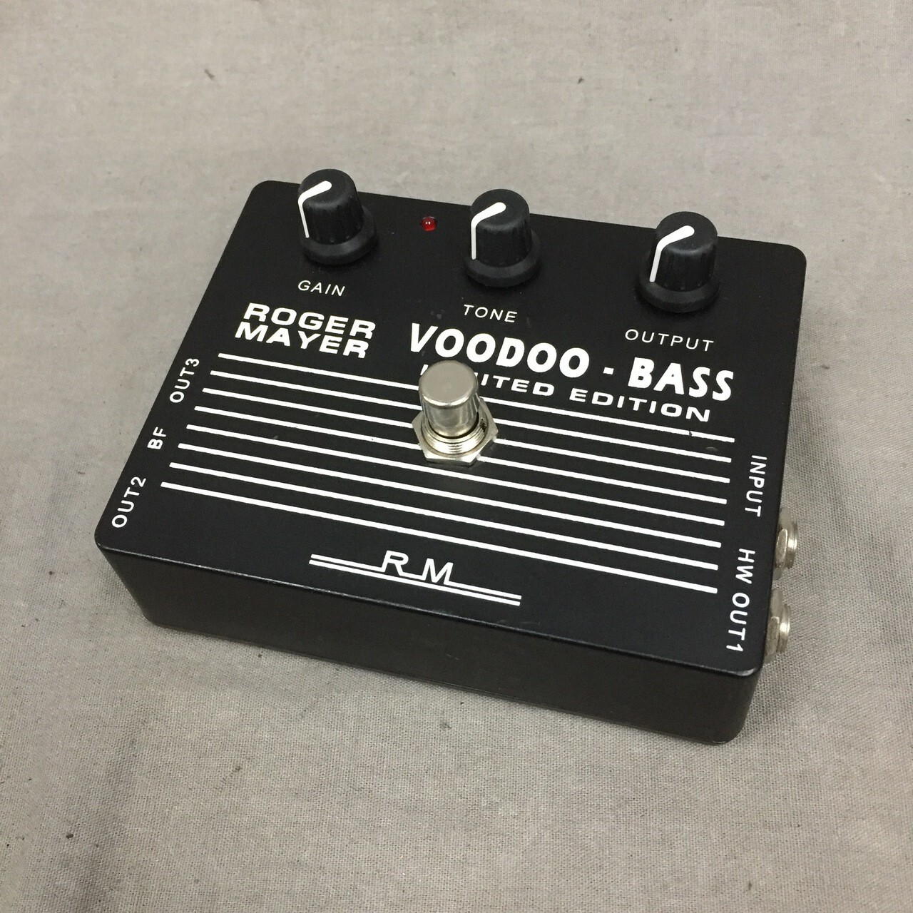 Roger Mayer Voodoo-Bass Limited Edition distortion effect pedal -