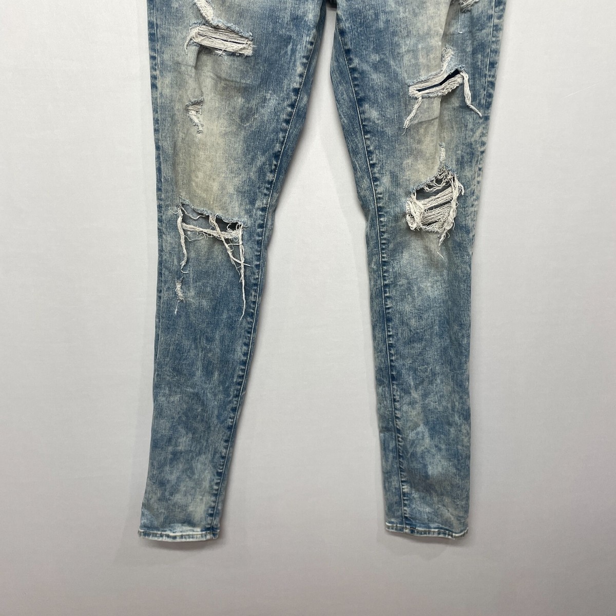 American Eagle X Young Money Men Stacked Skinny Jeans Size 31x35