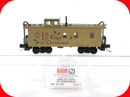 DAYS Of CHRISTMAS Holiday Caboose Car 