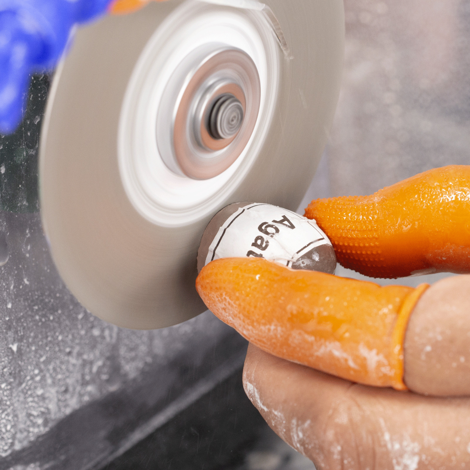 6" inch Grit 240 Diamond Grinding Disc Coated Flat Lap Disk Glass Lapidary Tools