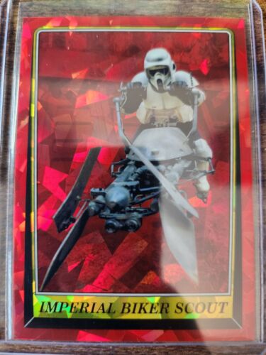 2023 Topps Star Wars Chrome Sapphire Return Jedi Imperial Biker Scout #96 - Picture 1 of 2