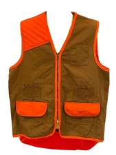 Vintage RANGER Hunting Fishing Vest Canvas Game Vest Men's Size XL Made In USA