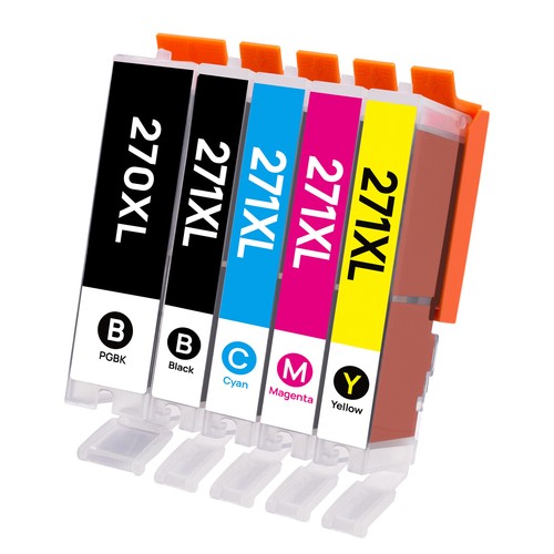 5 Cartucce Compatibili Canon PGI-270XL CLI-271XL | Nero, Ciano, Magenta, Giallo | Per PIXMA - Foto 3