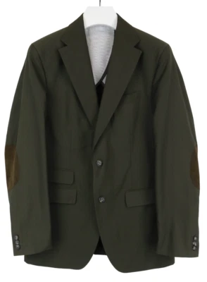 BALDESSARINI Blazer Herren (Eu) 50 Einreihig Halb Gefüttert Ellenbogen Flicken - Bild 1 von 4