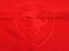 Ferrari Red wool and silk scarf 73"x 14"