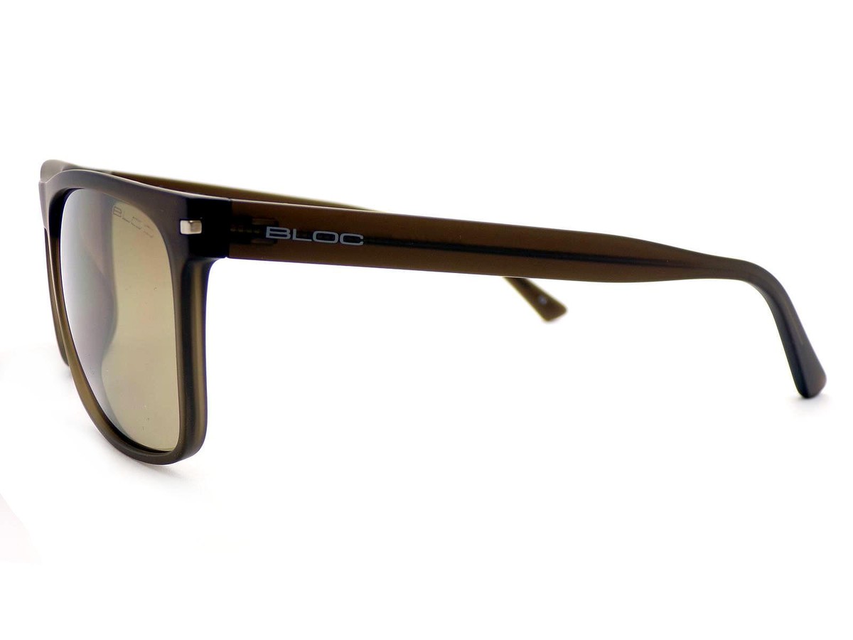 BLOC Sunglasses LUCA Matte Tortoise with Gradient Gold Mirror Lenses F951