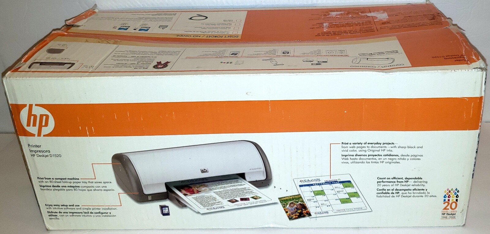 Deskjet D1520 Standard Inkjet Printer (PRINTER ONLY