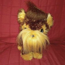 Hasbro FurReal Pets SHAGGY SHAWN Grooming Yorkshire Terrier 11in Brown Plush