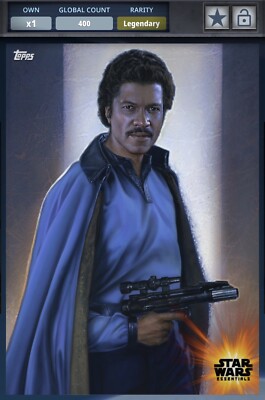 Star Wars Card Trader (SWCT): Legendary Essentials Lando Calrissian /400cc
