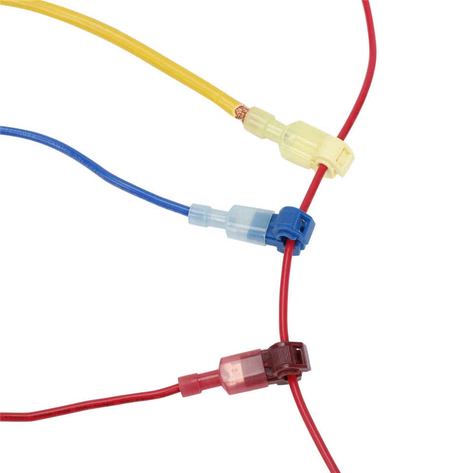 260pcs T-Taps Wire Connectors Insulated 22-10AWG Terminal Quick Splice Combo Kit - Image 4 of 4