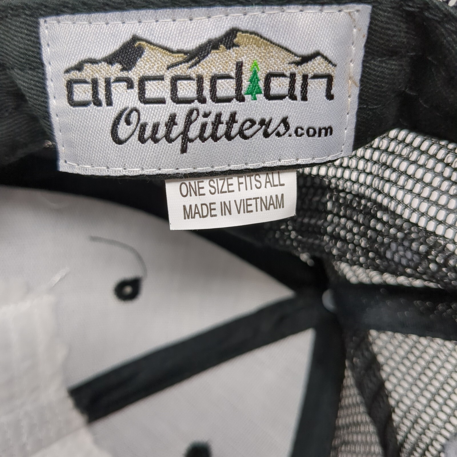 Flag Patch Snapback Trucker Hat Gray OSFA Mesh Ba… - image 9