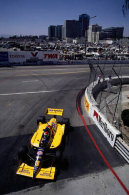 Bobby Rahal from the USA drives the Galles-Kraco Racing Lola T91/0- Old Photo