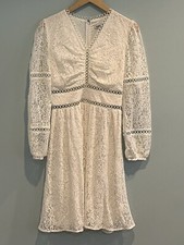 Express White Lace with Cutouts Sample Dress S