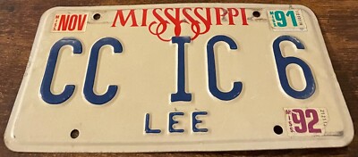 CC IC 6 Vanity License Plate Mississippi Clearcom Intercom Cable