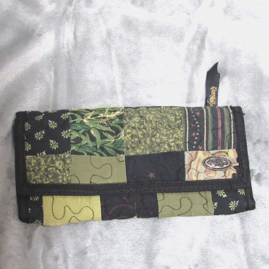 Donna Sharp Montreal Earth Tones Patchwork Quilte… - image 1