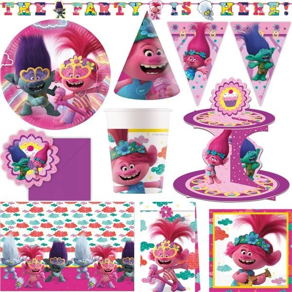 Trolls world outlet tour party supplies