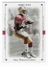 1999 Upper Deck SP Authentic Jerry Rice San Francisco 49ers Football Card #76