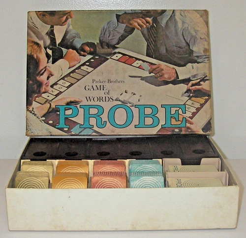 Vintage Parker Brothers' Probe Game of Words 1964 Board Game Complete w Rules