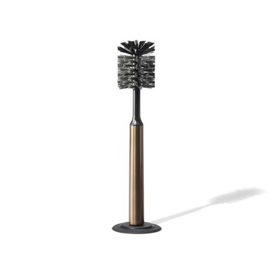 Ionic Bottle Brush, Magnetized to Stand Upright, Stainless Steel with Replace...