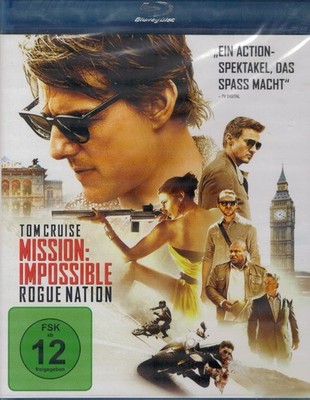 MISSION: IMPOSSIBLE - Rogue Nation - Tom Cruise -Blu-ray - NEU