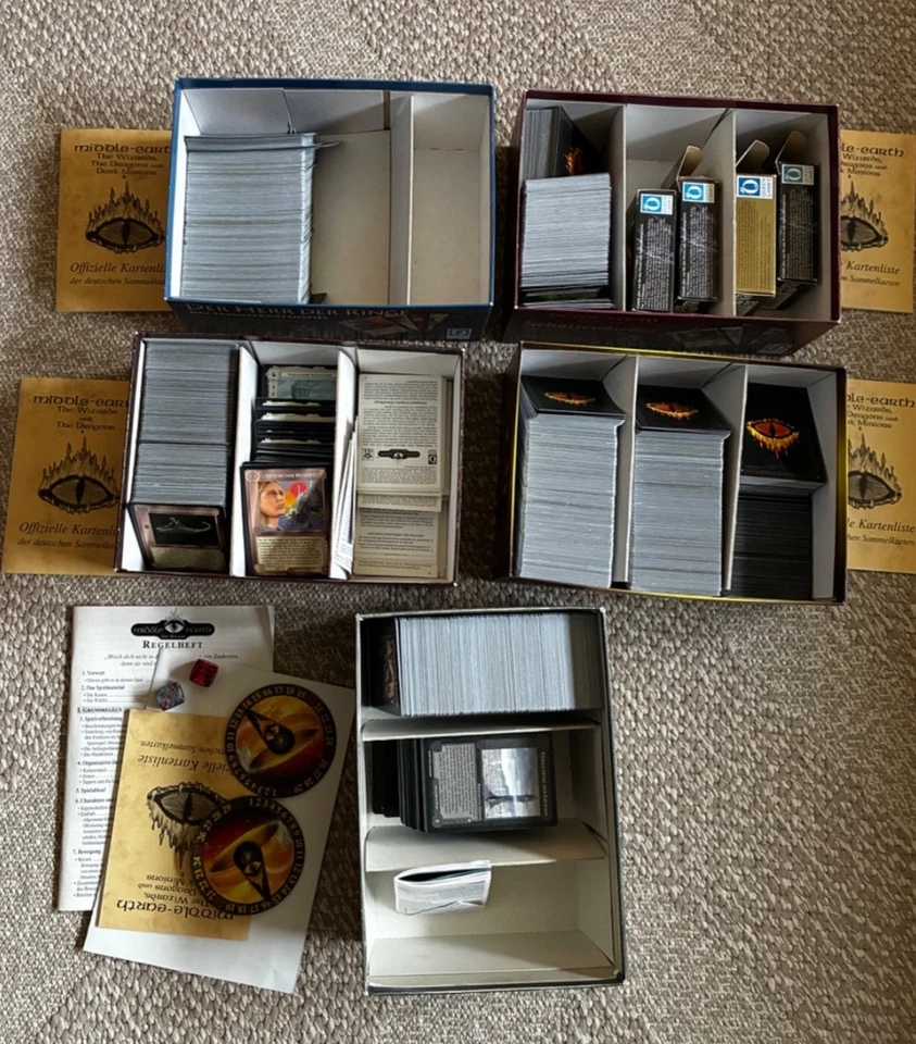 Queen Games Das Sammelkartenspiel Herr der Ringe 5 Boxen ca. 2330 Karten - Bild 4 von 4