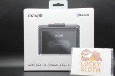 Maxell MXCP-P100BK Portable Cassette Player Bluetooth Transmitter Black New