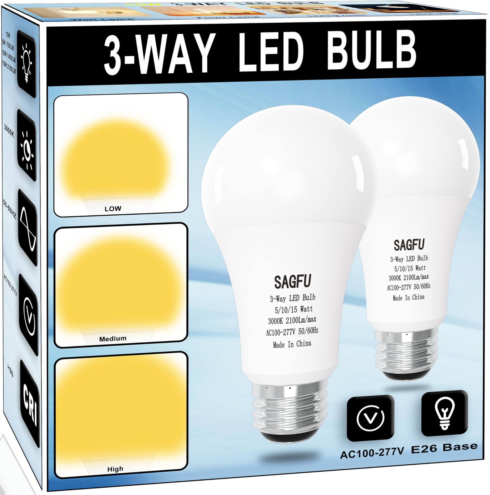 50 100 150 W Equivalent Soft White