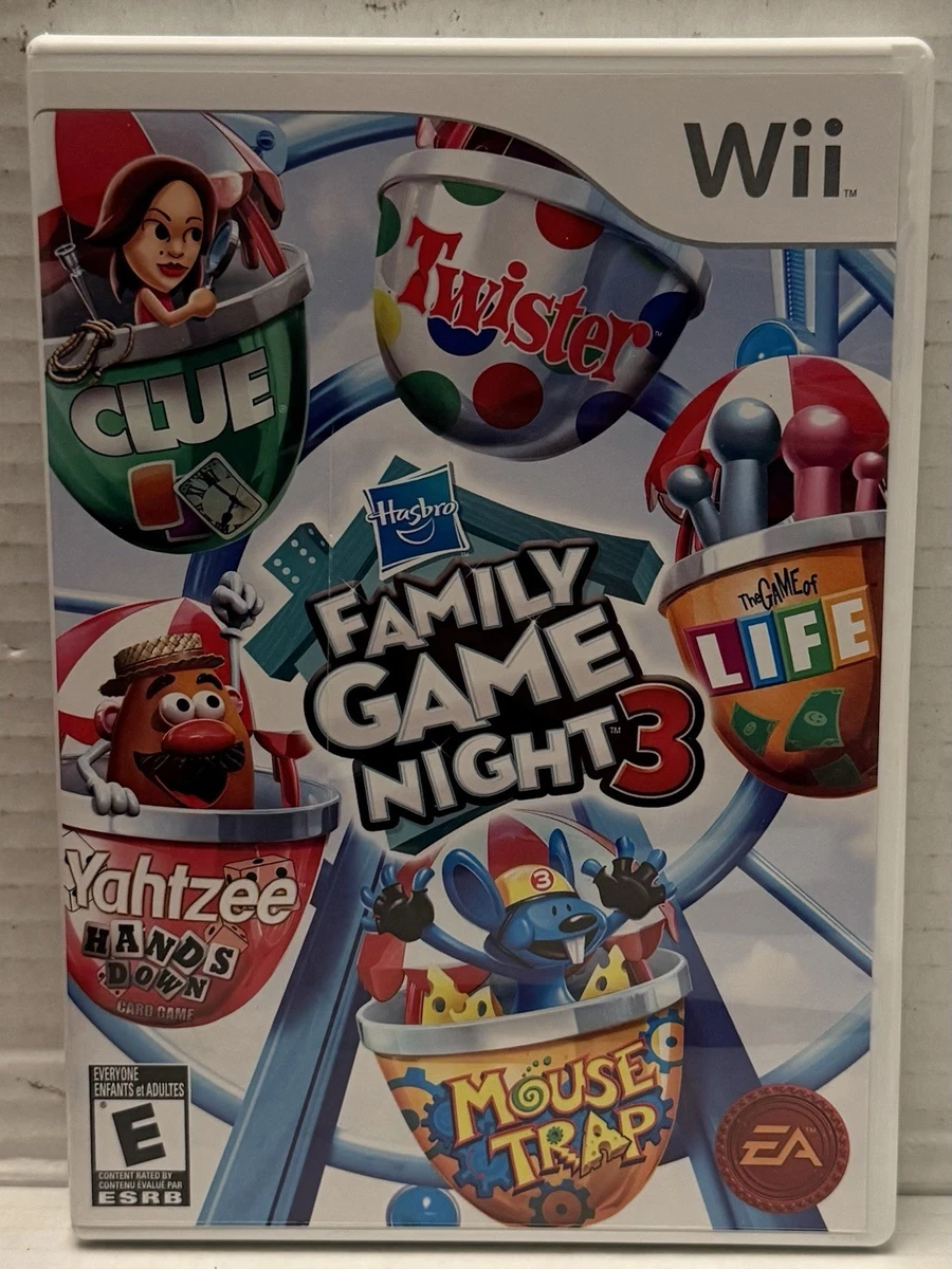 Nintendo Wii Hasbro Family Game Night 3 Video Games for sale - eBay
