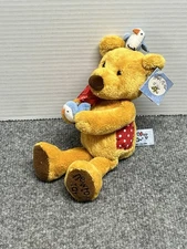 Gund Newtons Law Teddy Bear Blue Birds 10" Stuffed Plush Friendship Counts 2004