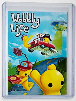 Wobbly Life Limited Edition Artist Signed ''Video Game Classic'' Trading Card 3/10