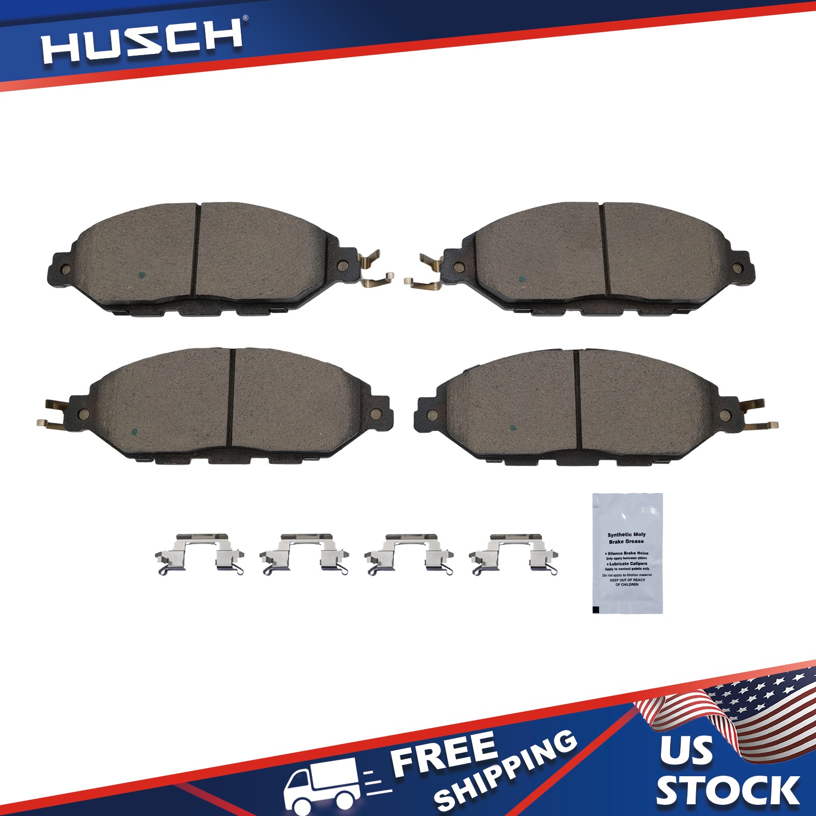 Front Performance Ceramic Brake Pads for Nissan Murano/Pathfinder&INFINITI JX35