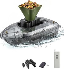 360° Rotary RC Bait Spreader | 500g Capacity & 400m Range for All Waters