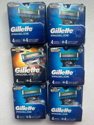 LOT OF 6:  Gillette ProGlide Refill Cartridges