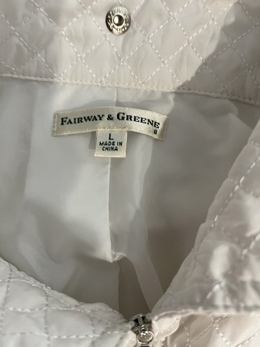 Fairway & Greene Damen Steppjacke Größe L weiß Golf Sport Activewear - Bild 3 von 8