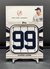 2022 Topps Series 1 - Aaron Judge Player Jersey Number Medallion Card #JNM-AJ