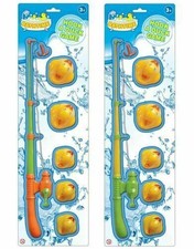 Hook A Duck Game Bath Floating Game Fishing Time Indoor Outdoor Toy Rod