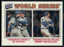 2026 Topps Heritage World Series Highlights Chrome #311 Los Angeles Dodgers