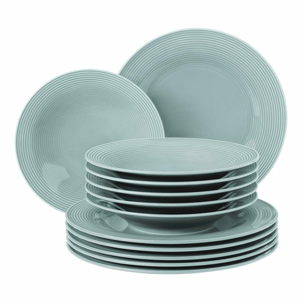 Seltmann Weiden Beat Arktisblau Tafelservice 12-Tlg., Geschirr-Set, Porzellan-image