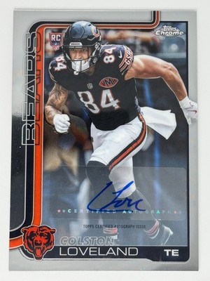 Topps chrome 吉田 RC auto Colston Loveland AUTO 2025 Topps Chrome Rookie Autograph #RA-CL | eBay
