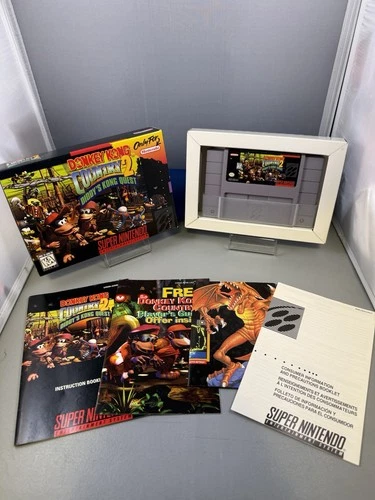 Donkey Kong Country 2: Diddy’s Kong Quest (SNES) CIB – Complete In Box & Manuals