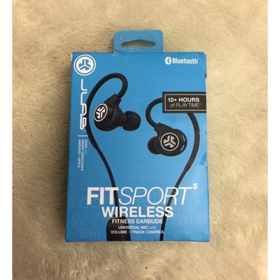 JLab Fit Sport3 Wireless Earbuds - Black